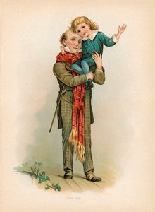 Lille Tim (chromolitho) af English School