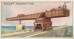 Titan Crane (chromolitho) af English School