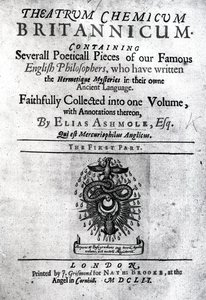 Titelblad til Theatrum Britannicum af Elias Ashmole, 1652 (tryk) af English School