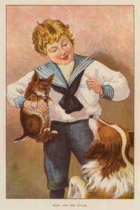 Toby and the Sugar (farve litho) af English School