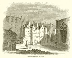 Tolbooth von Edinburgh, 1630 von English School