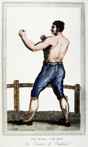 Tom Cribb (farve litho) af English School