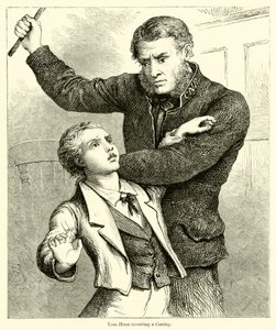 Tom Hunt receiving a Caningdani af English School