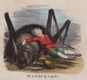 Tom Thumb killed by a spiderdani af English School