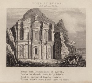 Grav i Petra, Job III, ver 13 af English School