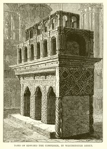 Edvard Bekenderens grav i Westminster Abbey