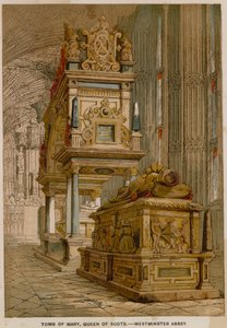 Graven af Mary Queen of Scots, i Westminster Abbey af English School