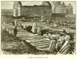 Kongernes grave, Iona af English School