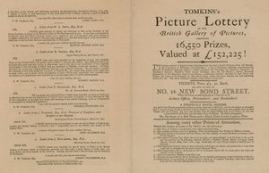 Tomkinss Billedlotteri fra British Gallery of Pictures af English School