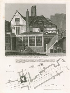 Tottenham Court, besat af Adam and Eve Tea House and Gardens af English School