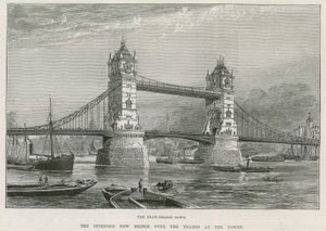 Tower Bridge, London af English School