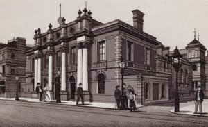 Rådhus, Cardiff (litho) af English School
