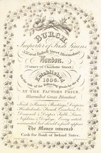 Handelskort, Burch af English School