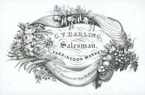 Handelskort, G V Barling af English School