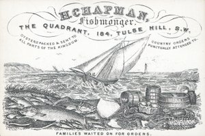Handelskort, H Chapman af English School