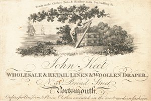 Handelskort, John Keet af English School