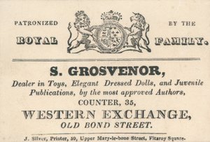 Handelskort, S Grosvenor af English School