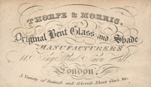 Handelskort, Thorpe & Morris af English School