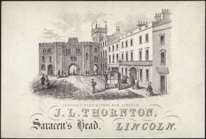 Byttekort til J L Thornton af English School
