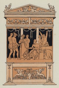 Træning af et kor (farve litho) af English School
