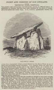 Trethevey Stone, Cornwall (gravering) af English School