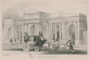 Triumfbuen, indgangen til Hyde Park, London: De fire-i-hånd af English School