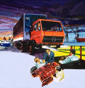 Lastbiler af English School