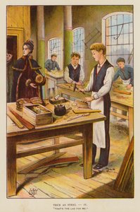 True as Steel, IV, "Det er drengen for mig" (farve litho) af English School