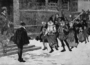 Tudor Wassailing af English School