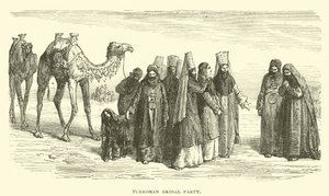 Turkoman bridal party  af English School