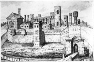 Tutbury Castle, af English School
