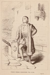 Tycho Brahe opdager stjernen (gravering) af English School