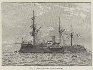 Typer af den franske flåde, Redoutable, Ironclad (gravering) af English School
