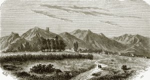 Tzetinie, hovedstad i Montenegro af English School
