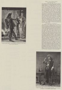 Under den røde kappe, på Haymarket Theatre (gravering) af English School