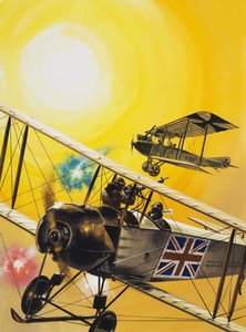 Uidentificeret luftfartsscene af English School