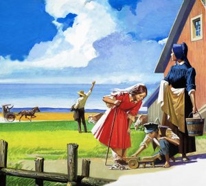 Uidentificeret ung opfinder af English School