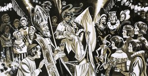 Uidentificeret eventyrillustration af English School