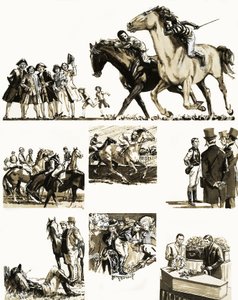 Uidentificeret historie om en jockey af English School