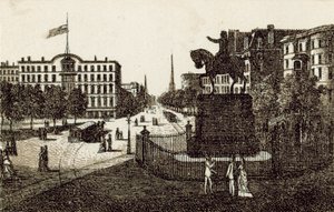 Union Square (litho) af English School