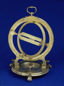 Universal Equinoctian Standing Ring Dial, sandsynligvis lavet af Thomas Heath, ca. 1730 (messing)