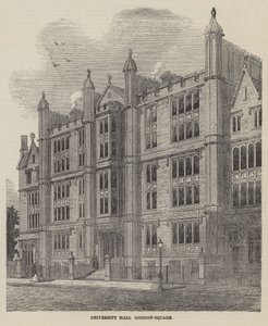 University Hall, Gordon-Square (gravering) af English School