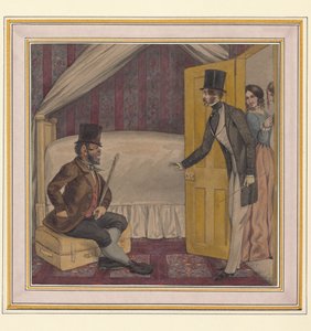 Unavngivet (lejet værelse) (wc på papir) af English School