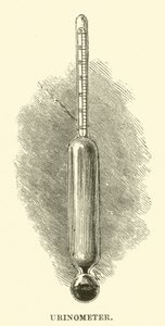 Urinometer (engraving) af English School