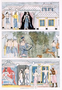Usseeratanam Rajah, del I, fra The History and Doctrin of Buddhism af Edward Upham, 1829 (se også 414248) af English School