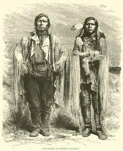 Ute-indianere fra det vestlige Colorado af English School