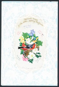 Valentinsdag lykønskningskort af English School