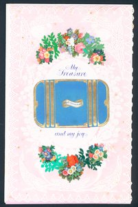 Valentinsdag lykønskningskort af English School