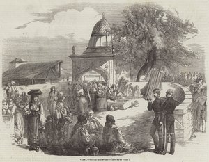 Varna, offentlig springvand (gravering) af English School