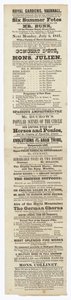 Vauxhall Gardens, Annonce af English School